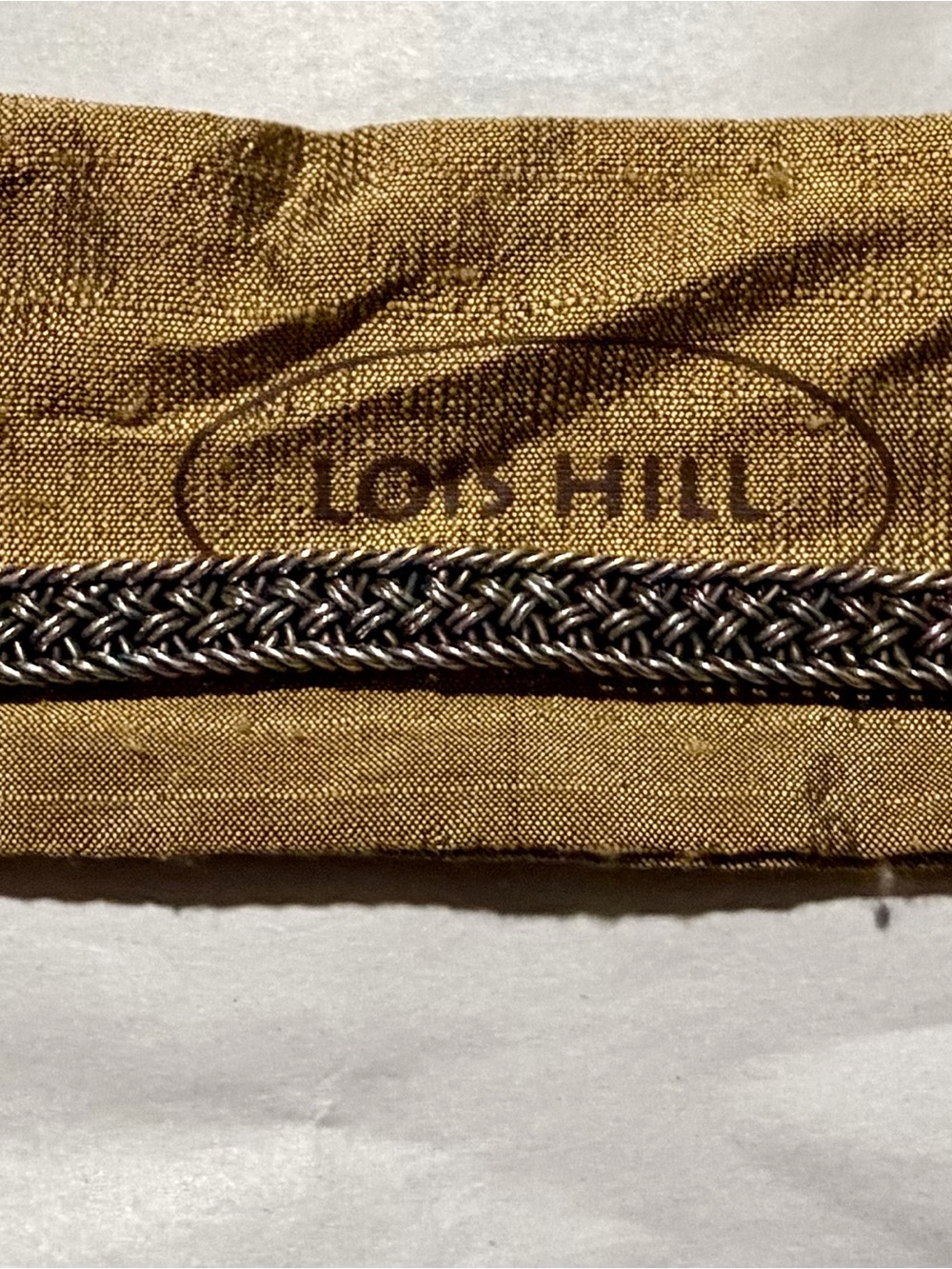 Lois Hill Textile Weave bracelet (6mm) - 8.5” long - Picture 3 of 8